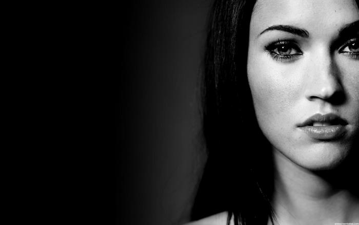 Megan Fox close-up portrait