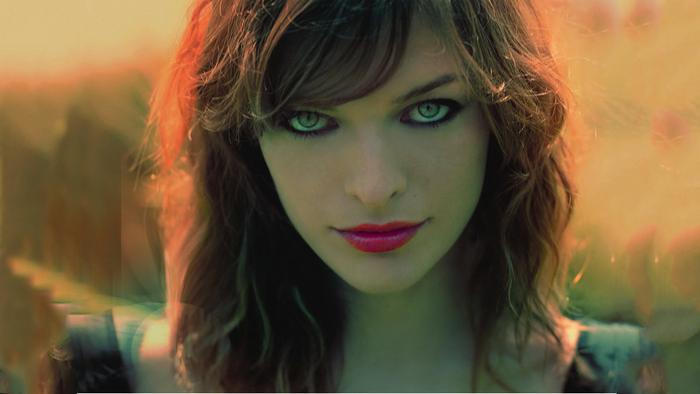 Milla Jovovich portrait