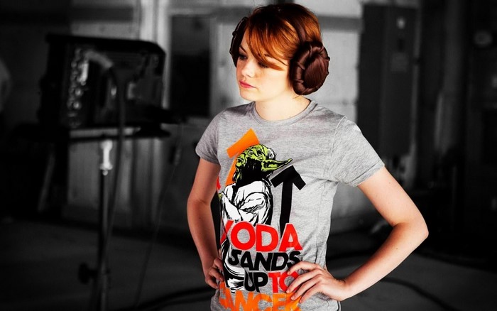 Emma Stone as Princess Leia