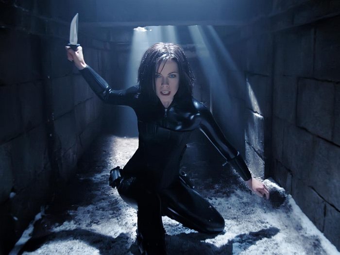 Kate Beckinsale as Selene in Underworld