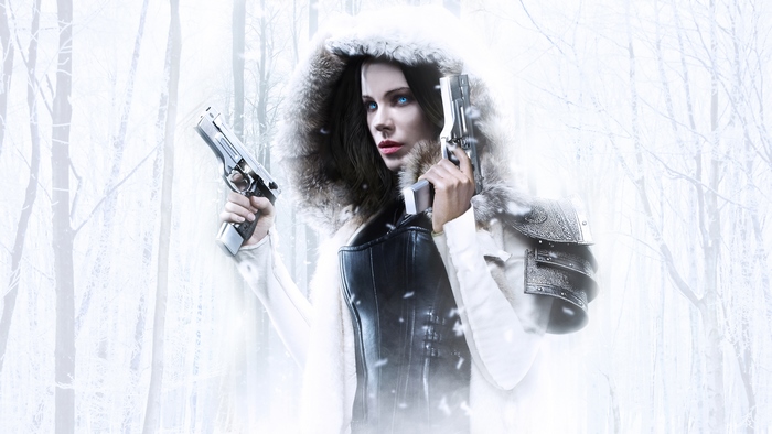 Kate Beckinsale as Selene in Underworld