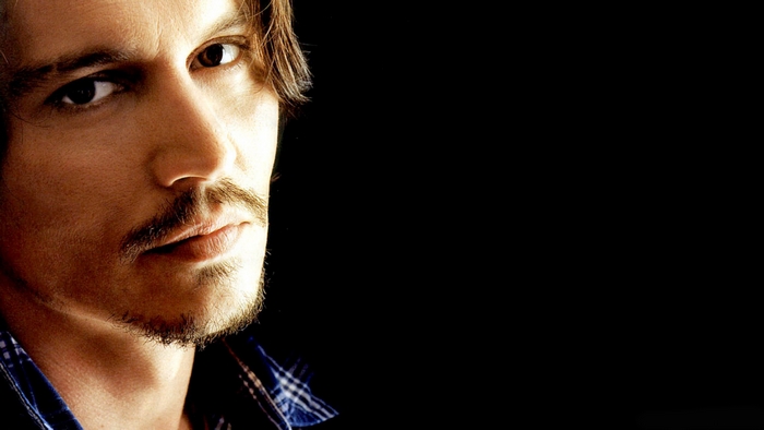 Johnny Depp close-up portrait