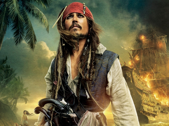 Captain Jack Sparrow from Pirates of the Caribbean