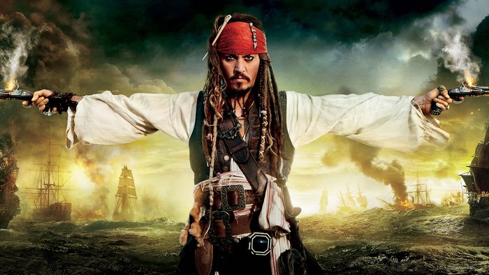 Captain Jack Sparrow from Pirates of the Caribbean