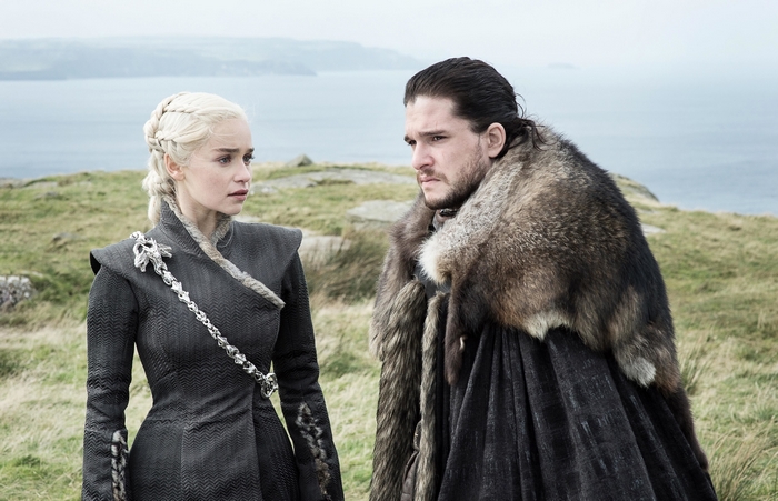 Daenerys Targaryen and Jon Snow from Game of Thrones