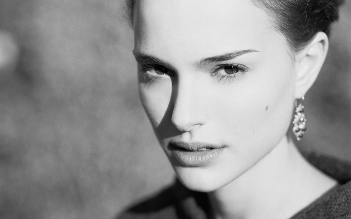 Natalie Portman close-up portrait