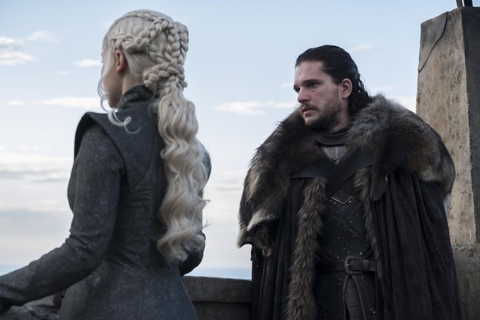 Daenerys Targaryen and Jon Snow from Game of Thrones