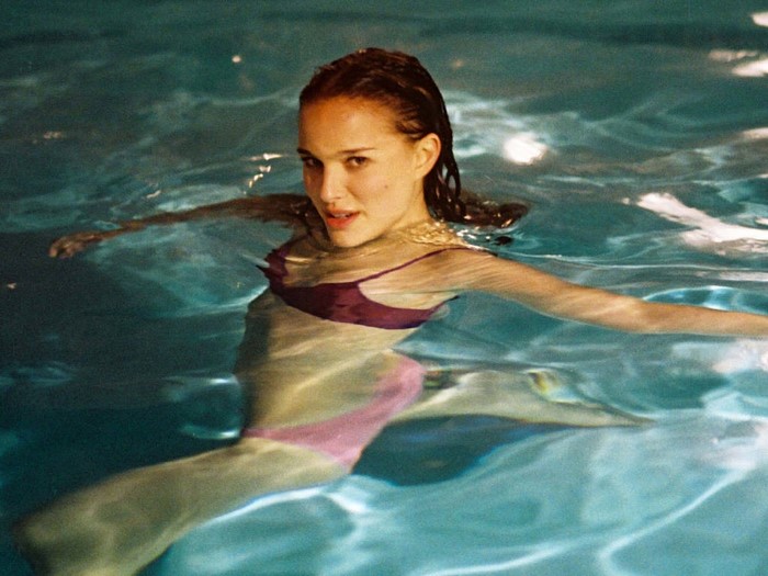 Natalie Portman in a swimming pool