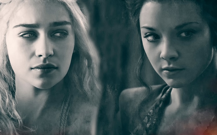 Daenerys Targaryen and Margaery Tyrell from Game of Thrones