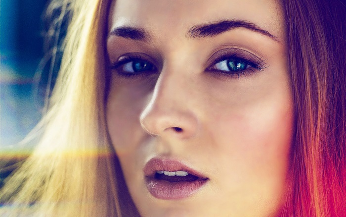 Sophie Turner Close-up Portrait