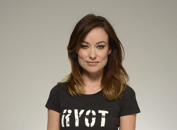 Olivia Wilde wearing a RYOT t-shirt