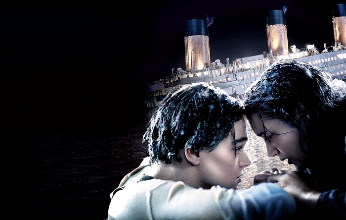 Leonardo DiCaprio and Kate Winslet from Titanic