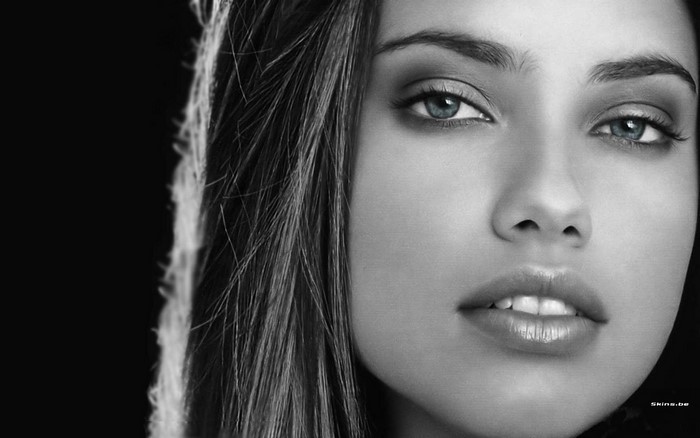 Adriana Lima close-up portrait