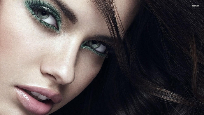 Adriana Lima close-up portrait