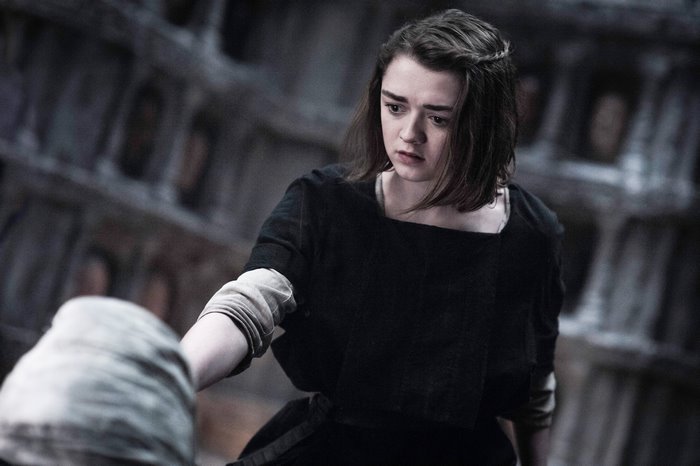 Maisie Williams in Game of Thrones