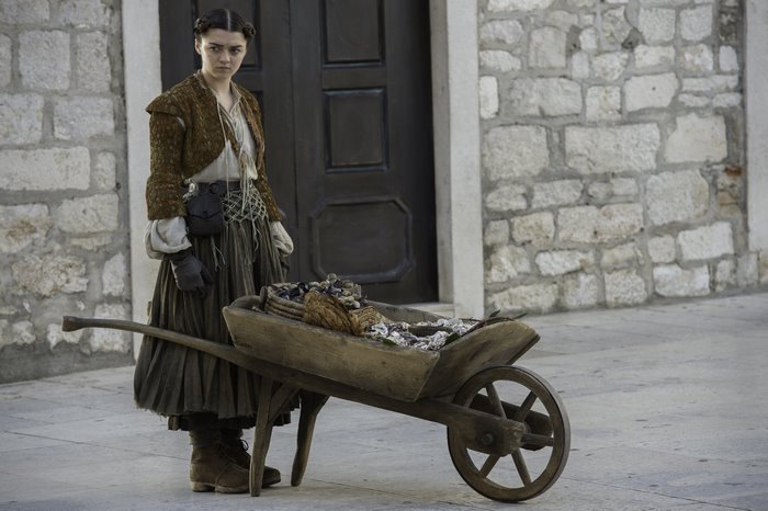 Maisie Williams in Game of Thrones