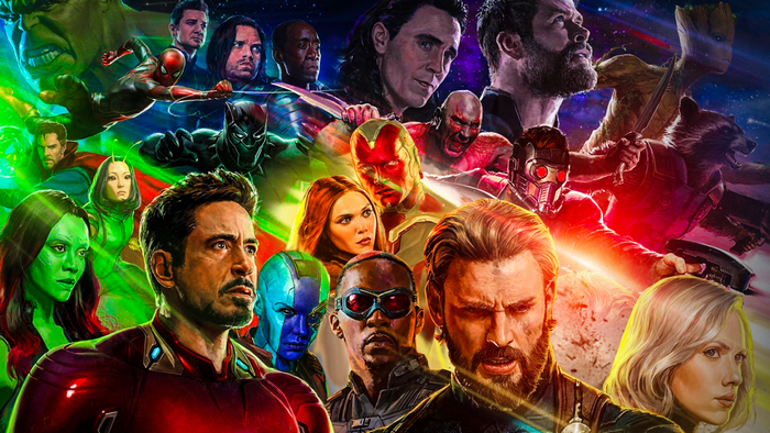 Avengers and Guardians of the Galaxy from Marvel