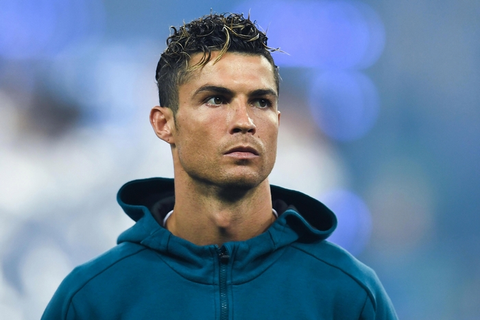 Cristiano Ronaldo Focused in Hoodie Portrait