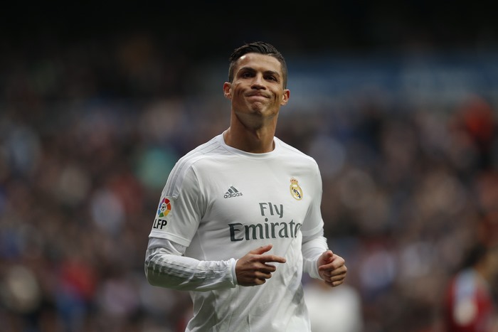 Cristiano Ronaldo in Real Madrid Jersey