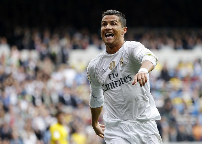 Cristiano Ronaldo in Real Madrid Jersey
