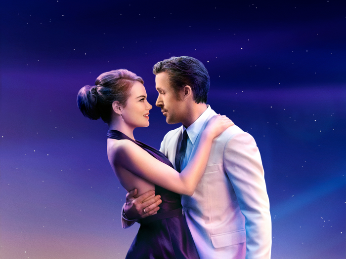 Ryan Gosling and Emma Stone dancing
