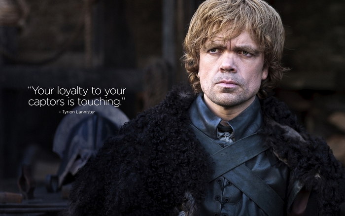 Tyrion Lannister from Game of Thrones quote