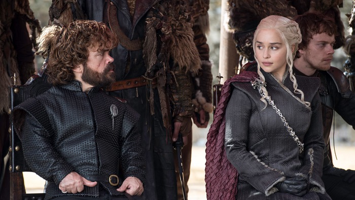 Tyrion Lannister and Daenerys Targaryen from Game of Thrones