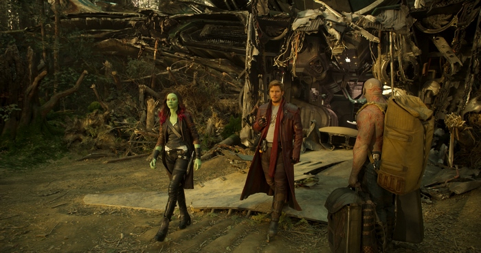 Guardians of the Galaxy: Star-Lord, Gamora, and Drax