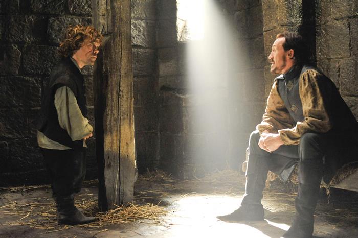 Tyrion Lannister and Bronn from Game of Thrones