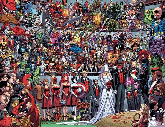 Marvel Characters Wedding Ceremony