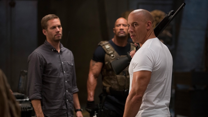 Vin Diesel and Dwayne Johnson in Fast & Furious