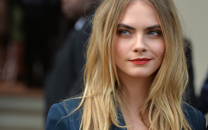 Cara Delevingne Blonde Woman with Striking Eyes