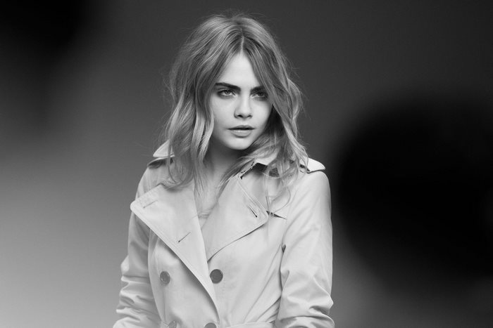 Cara Delevingne in a Trench Coat
