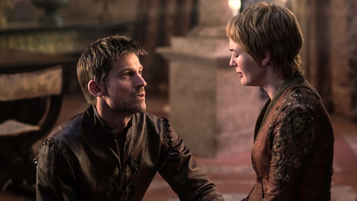 Jaime Lannister and Cersei Lannister from Game of Thrones