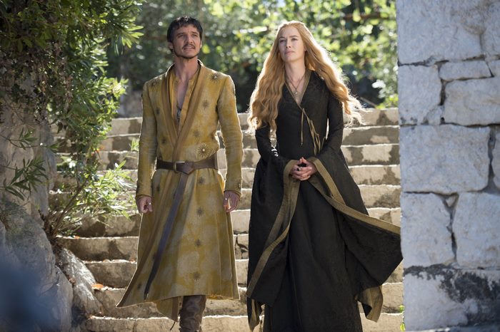 Oberyn Martell and Cersei Lannister from Game of Thrones
