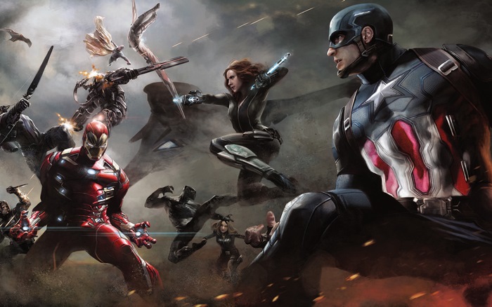 Avengers: Age of Ultron Characters in Battle