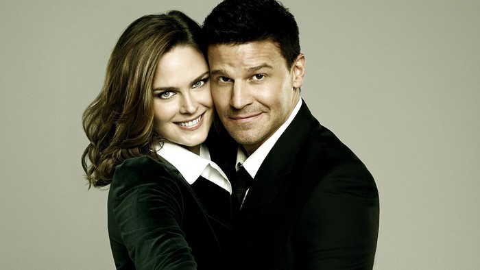 Emily Deschanel and David Boreanaz