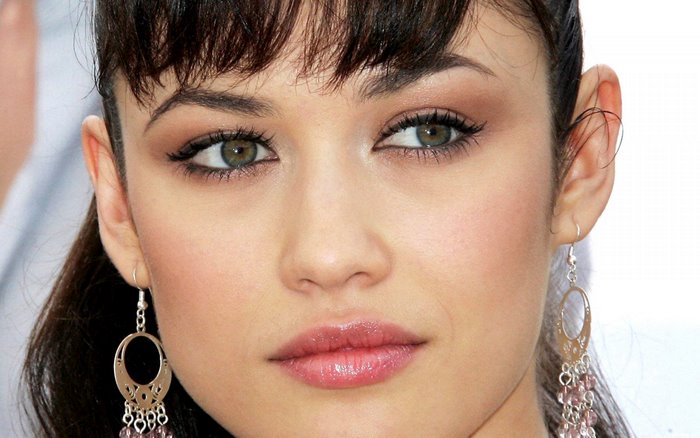 Olga Kurylenko close-up portrait