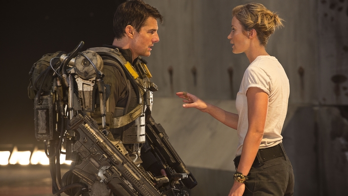 Tom Cruise and Emily Blunt in Edge of Tomorrow