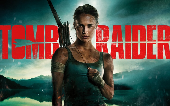 Alicia Vikander as Lara Croft in Tomb Raider