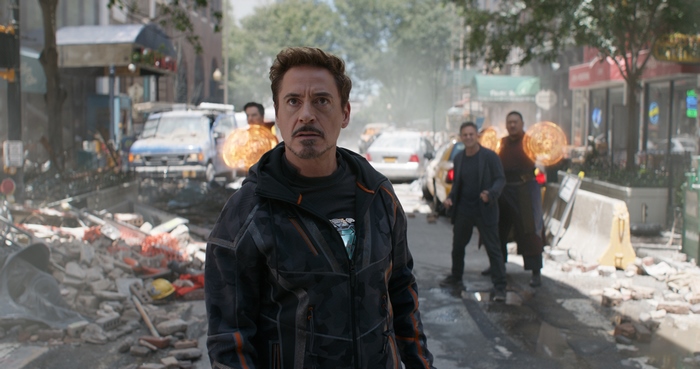 Iron Man and Doctor Strange in New York City