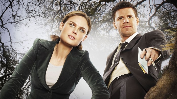 David Boreanaz and Emily Deschanel from Bones