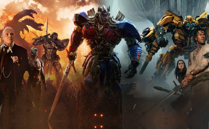 Optimus Prime and Bumblebee from Transformers with Anthony Hopkins
