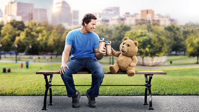 Mark Wahlberg and Ted from Ted
