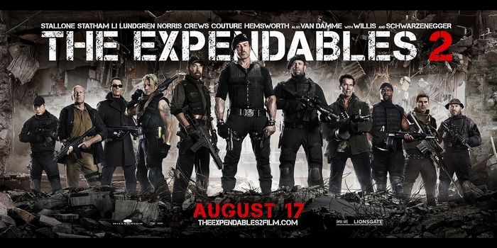 The Expendables 2 Poster with Cast