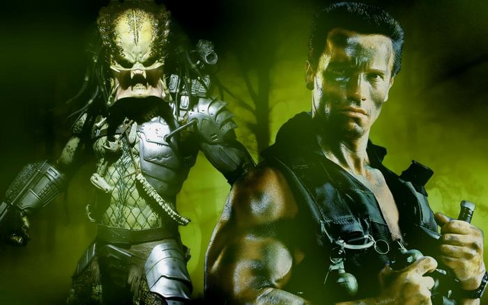 Predator and Arnold Schwarzenegger