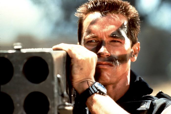 Arnold Schwarzenegger in Commando