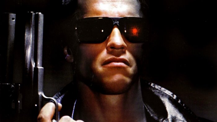 Arnold Schwarzenegger as the Terminator
