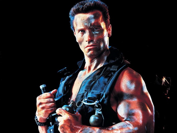 Arnold Schwarzenegger in Commando