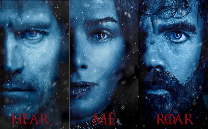 Jaime Lannister, Cersei Lannister, and Tyrion Lannister from Game of Thrones